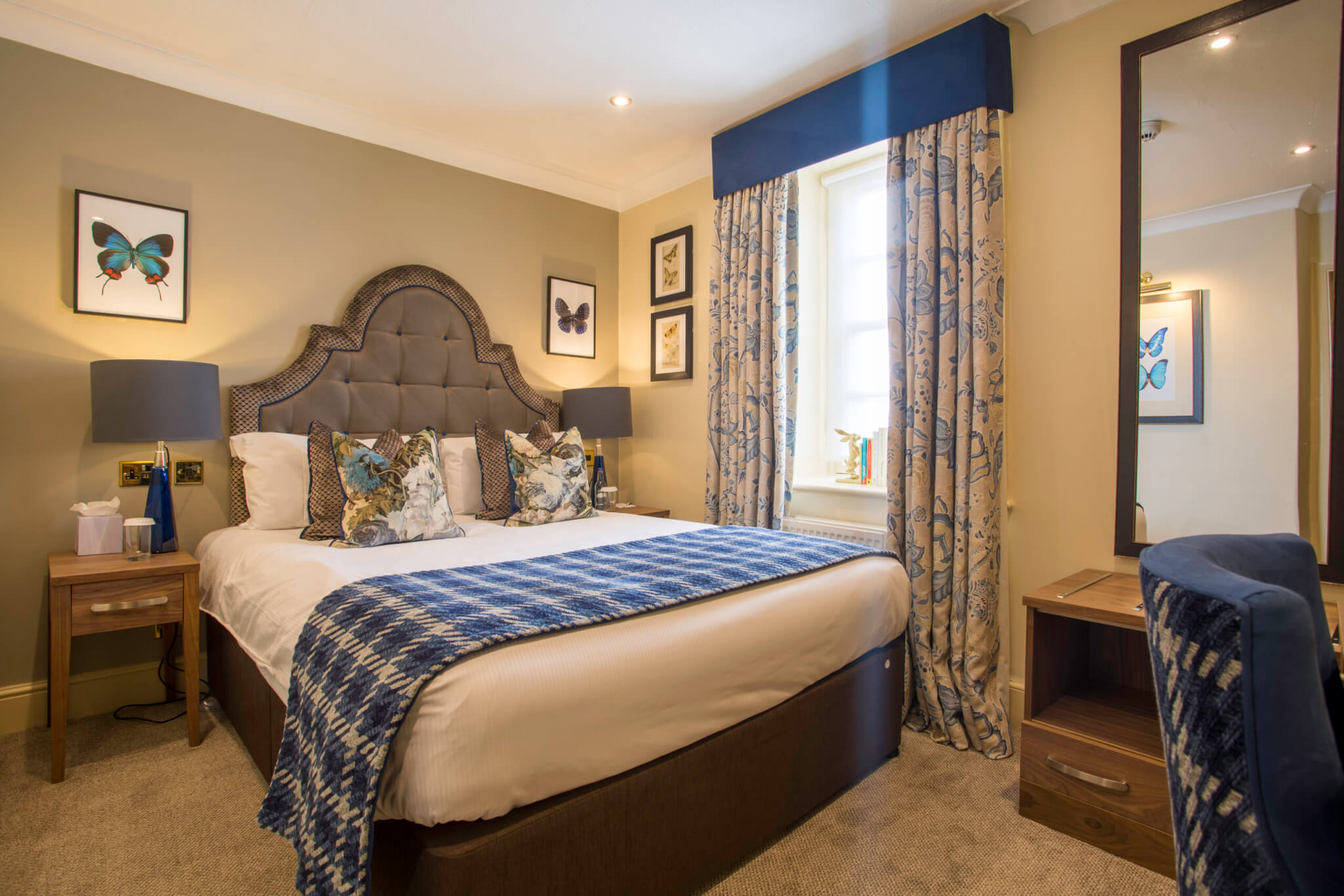 Castle Hotel Conwy Hotel Classic Double Room Bed scaled
