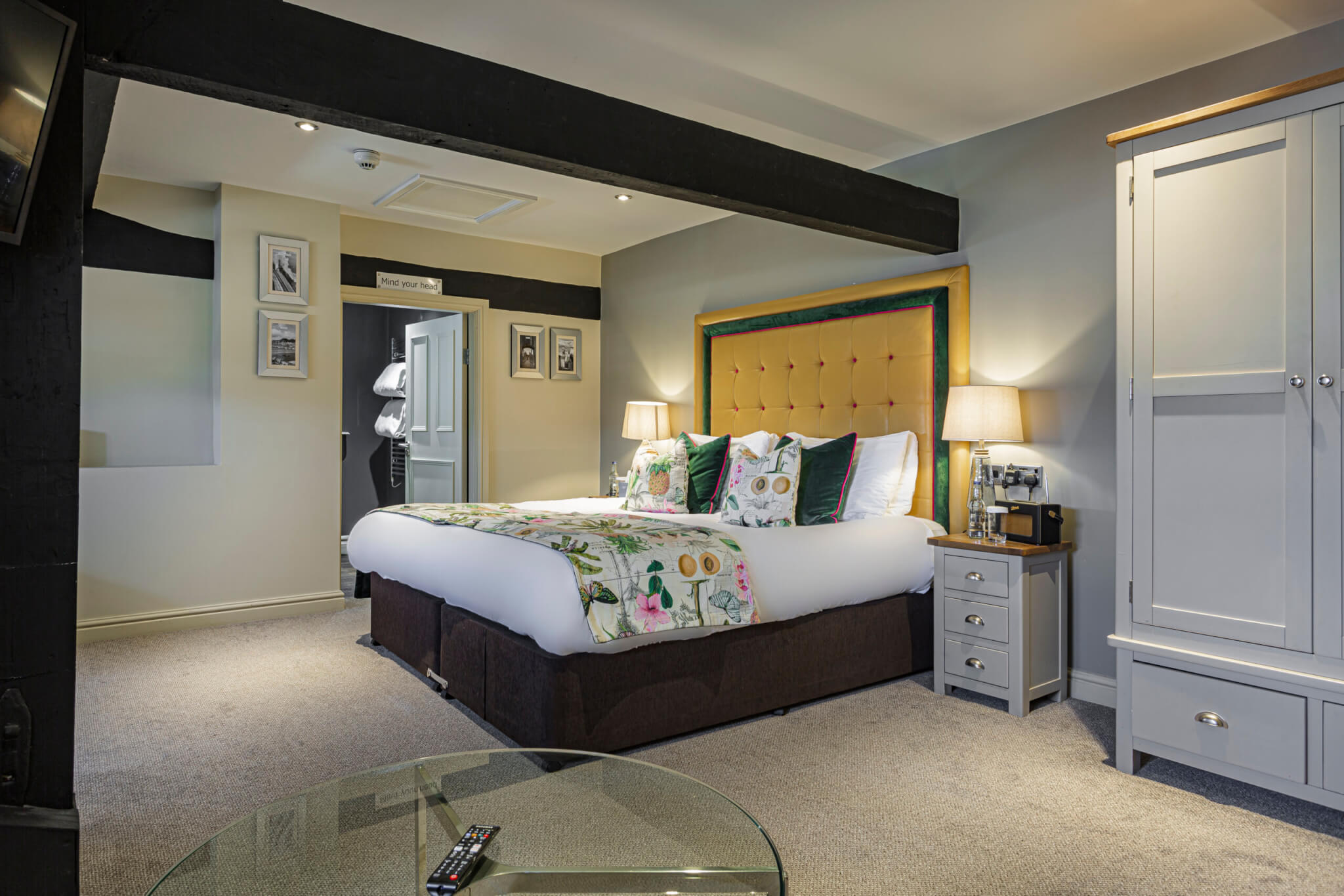Castle Hotel Conwy Hotel Deluxe Double Room Bedroom Space scaled
