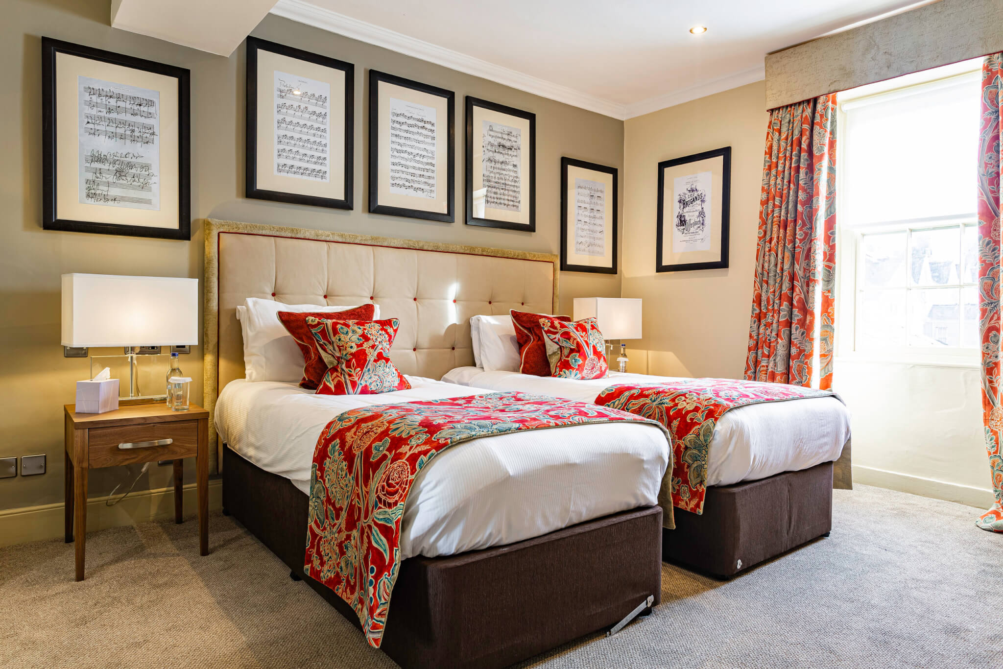 Castle Hotel Conwy Hotel Deluxe Twin Room scaled